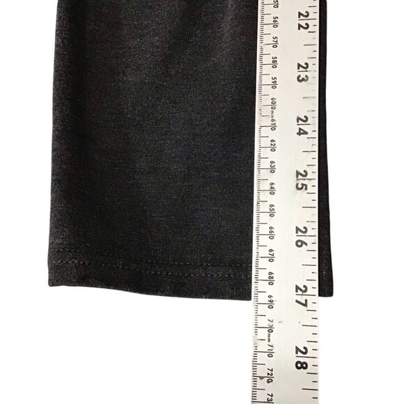 Seven7 Charcoal Gray Pull On Ponte Leggings L - Picture 8 of 11